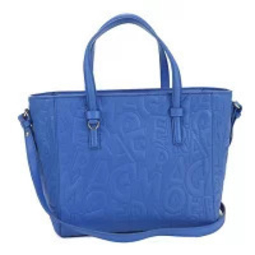 Salvatore Ferragamo Tote Bag Blue Handbag